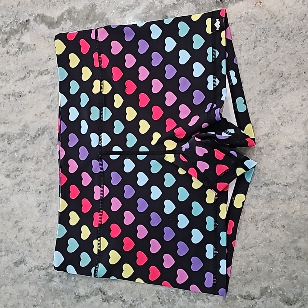Rainbow hearts wodbottom shorts